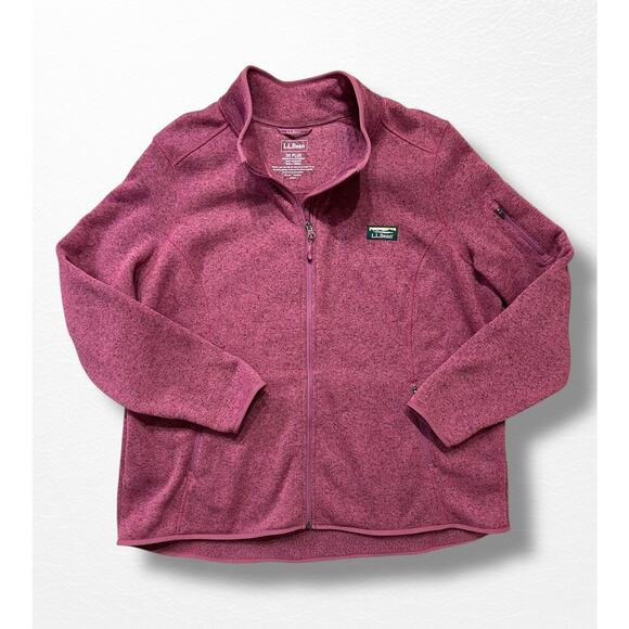L.L.Bean Sweater Fleece Full-Zip Jacket, Size 3X - Picture 8 of 15